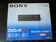 Sony DRU-V202A DVD/CD New Rewritable Drive With Disc DVD+-RW/+-R/RAM/CD