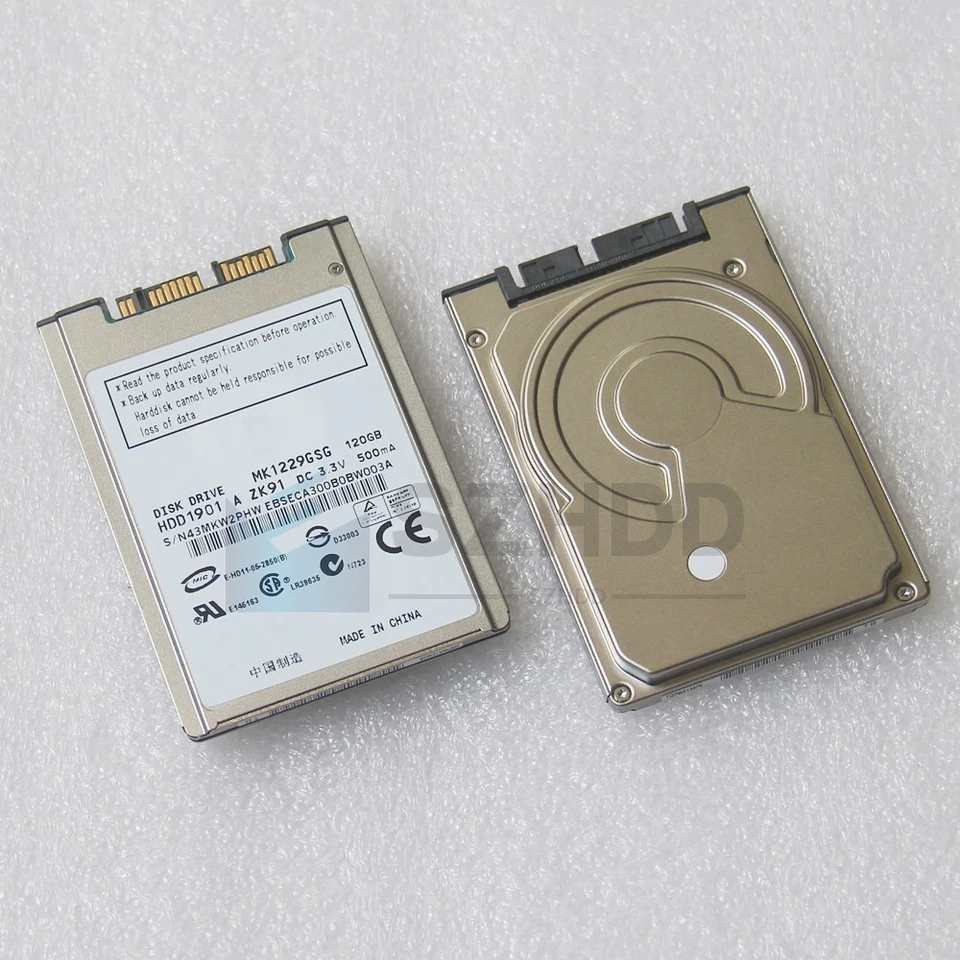 NEW 1.8'' MK1229GSG MICRO SATA 120GB Hard Disk Drive For HP 2530P 2730P 2740P - Image 2 of 3