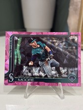2025 Topps Series 1 - Dylan Moore #105 Pink Diamante Foil