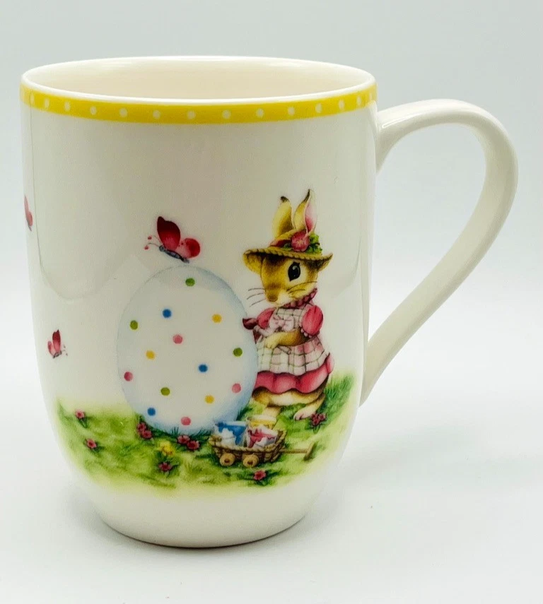 DOSE HASE MIT Ei h 19,5 cm von Villeroy & Boch Spring Bunnies Ostern EUR 69,90 - DE