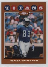2008 Topps Chrome Copper Refractor 344/425 Alge Crumpler #TC104 0nr3