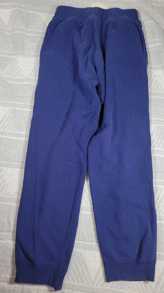 Hanna Andersson Blue Cotton Joggers with Pockets – Size 140 cm (US 10) - Image 3 of 4
