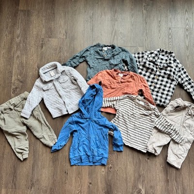 Baby Boy 12-18 Months Clothes Lot 8 Pieces Zara Fancy Fall Spring Bundle Set