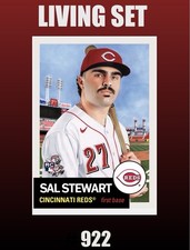 Sal Stewart Rctopps Living Set 922 Presale Cincinnati Reds