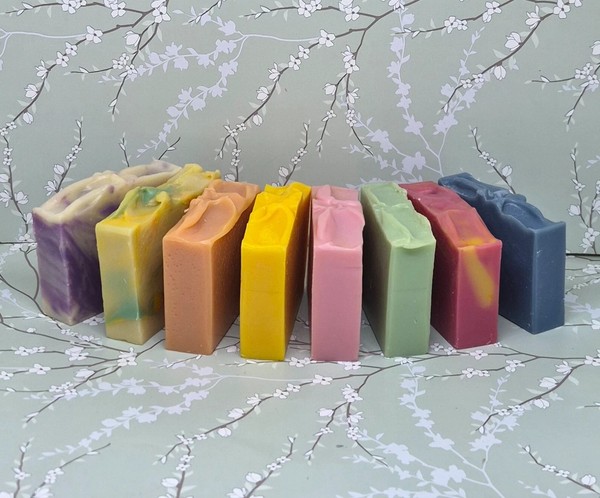Barras de jabón hechas a mano, aromas hidratantes, barras regulares de 4-5 oz cada una *TÚ ELIGES*