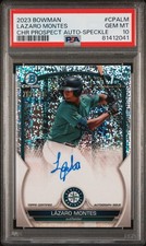 2023 Bowman Chrome Prospect Auto Lazaro Montes #CPA-LM Speckle Refractor PSA 10
