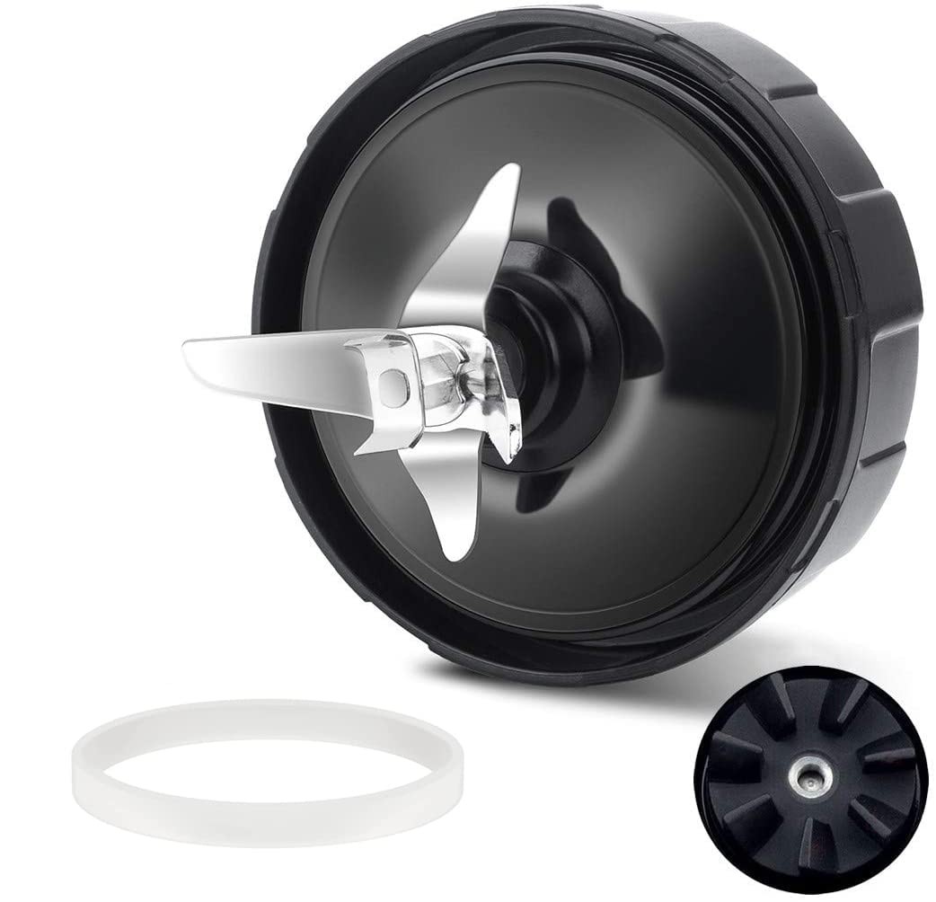 Blender Replacement Parts, 7 Fins Blade, Seals, Black