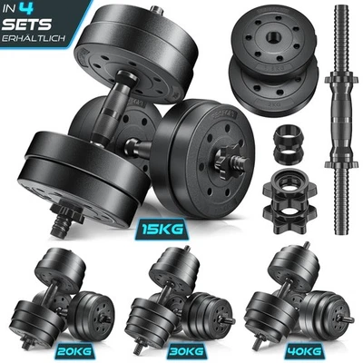 RE:SPORT® 2er Hantel Set Kurzhanteln Hanteln verstellbar Krafttraining Fitness