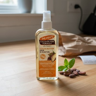 Palmer's Cocoa Butter & Biotin Length Retention Hair and Scalp Oil, 5.1 Ounce