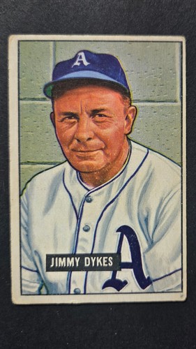 1951 Bowman Jimmy Dykes #226 card