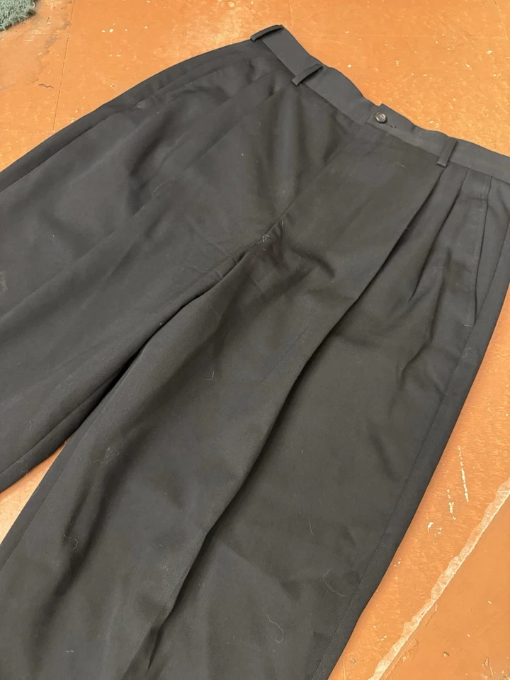 Pantalones de Lana Clásicos COMME des GARCONS HOMME Hechos en Japón EXCELENTE Foto 2 de 4