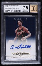 2011-12 Panini Preferred Blue 3/5 Oscar Robertson #80 BGS 7.5 Auto HOF o1u