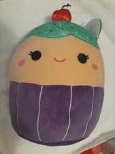 Squishmallows Blyne the Cupcake 8" Claire's Exclusive Food Snack Foodie Squad