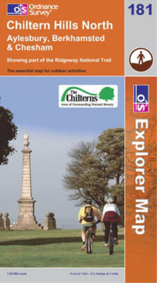 Chiltern Hills North (Explorer Maps) (OS Explorer Map), Ordnance Survey, Used; V
