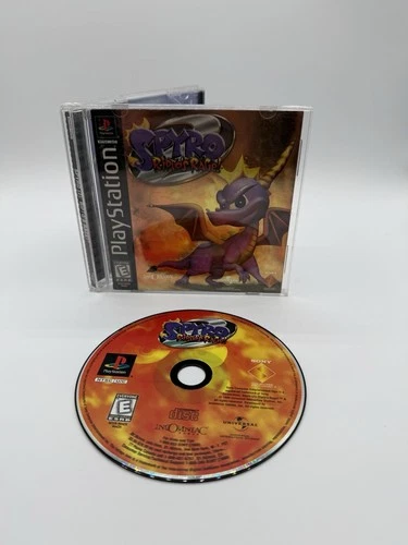 Spyro 2: Ripto's Rage (PlayStation PS1) Black Label Gold Foil Cover Complete