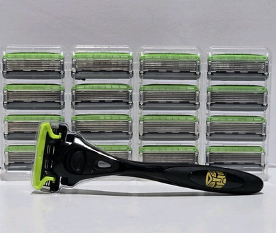 #ad 17 Schick Hydro 5 Sensitive Skin Cartridges 1 quot;Transformer Logoquot; Handle NEW $31.40