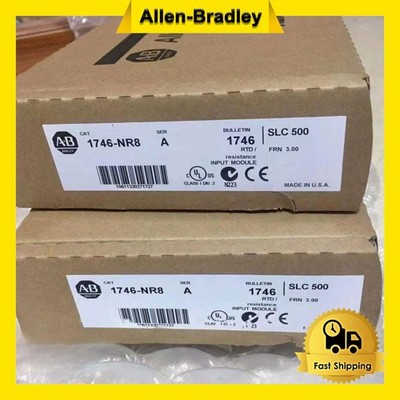 New Factory Sealed AB 1746-NR8 SER A SLC 500 RTD Resistance Input Module 1746NR8