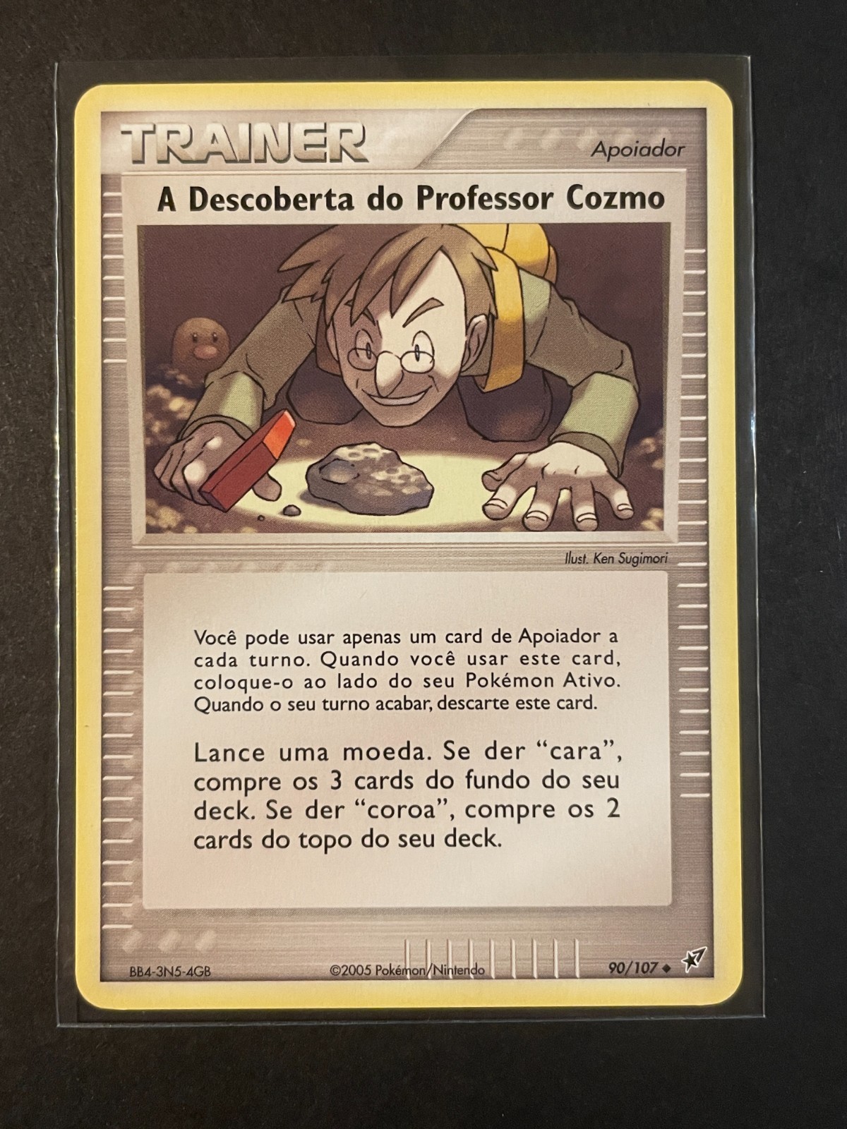 Pokemon Portuguese Professor Cozmo's Discovery 90/107 EX Deoxys Uncommon NM