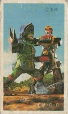 Toei Robot Mecha Missile Jet 2 of Diamonds Menko Card Japanese Vintage