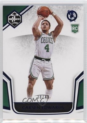 2019-20 Panini Chronicles Limited Blue 38/49 Carsen Edwards #393 Rookie RC 13c1