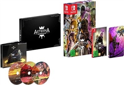 Aeterna Noctis Caos Edition Steelbook Artbook OST Switch Videospiel EU PAL