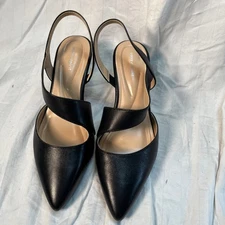 NEW FLOOR DISPLAY BLACK EASY SPIRIT HEELS SIZE 8 WIDE