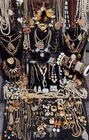 Huge Estate Jewelry Lot -Gold tones Wear/Craft-All Costume-8.7+lbs