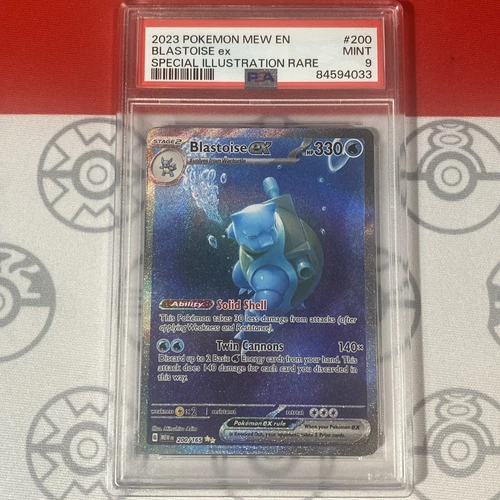 PSA 9 MINT Blastoise Holo 2/127 Pokemon 2009 Platinum Card 4028