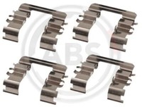 A.B.S. 1831Q ZubehöRsatz, Scheibenbremsbelag Hinten FüR Hyundai