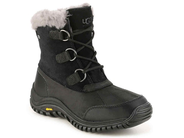 womens black ugg boots size 10