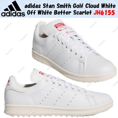 adidas Stan Smith Golf Cloud White Off White Better Scarlet JH6155