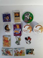 Disney Pin And Magnet Lot 7 Pins 6 Magnets Pooh, Mickey, Minnie, Pocahontas