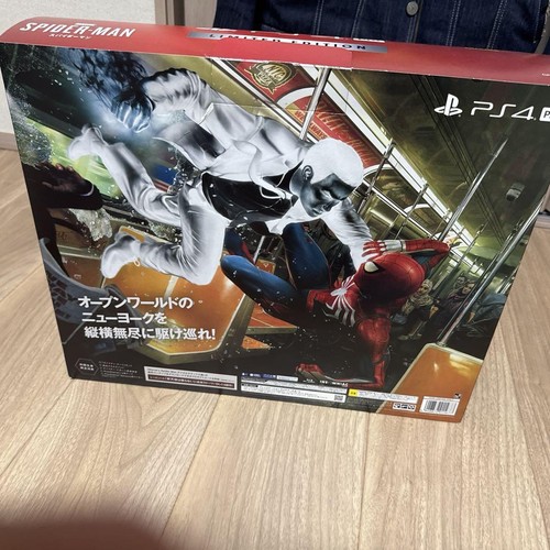 PS4 Sony PlayStation 4 Pro 1TB Marvel Spider-Man Limited Edition Console USED - Picture 5 of 6