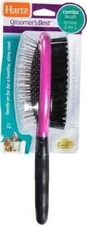 Hartz Harts Groomer's Groomers Best Combo Dog Brush Dual Sided Comb Dogs Pets