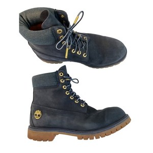 Timberland Men's Premium Waterproof Boots 10.5M Nubuck Leather Primaloft 7446