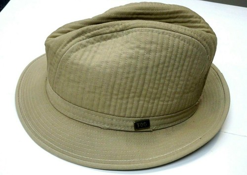 Used London Fog Tan Mens Fedora SIze 