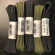 Paracord USA Type III 7 strand 550 Parachute Cord 100 FEET KIT TJPARACORD