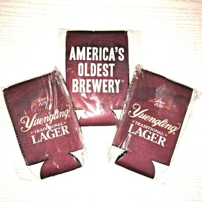 5 Yuengling Coozie Koozie America's Oldest Brewery Beer Soda Drink New Pkg Set 5