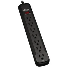 Tripp-Lite 25FT Surge Protector (PS725B) 7 Outlets Power Strip, Black