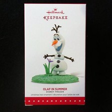 Hallmark 2015 Disney Frozen Olaf In Summer Ornament - MIB