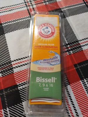 Arm & Hammer Bissell Style 7, 9 & 16 Allergen Pleated Vacuum Filter D8