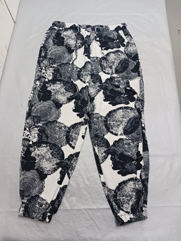 Pantalones Harén Joggers Patrón Graffiti 100% Algodón Talla S. W-24"  Foto 2 de 4