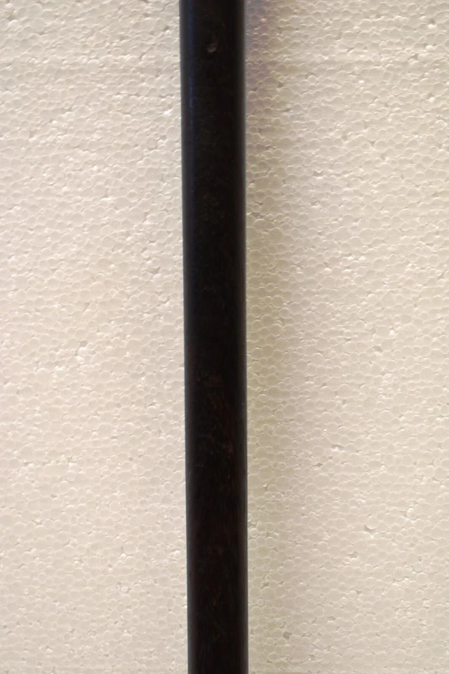 Bastão de caminhada antigo de pau-rosa prata montagens cabochão azul pedra bengala elegante - Imagem 4 de 4