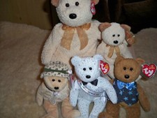 TY Rarit&auml;ten !!, B&auml;ren, Teddyb&auml;ren, Stofftiere, gesamt 5 St&uuml;ck