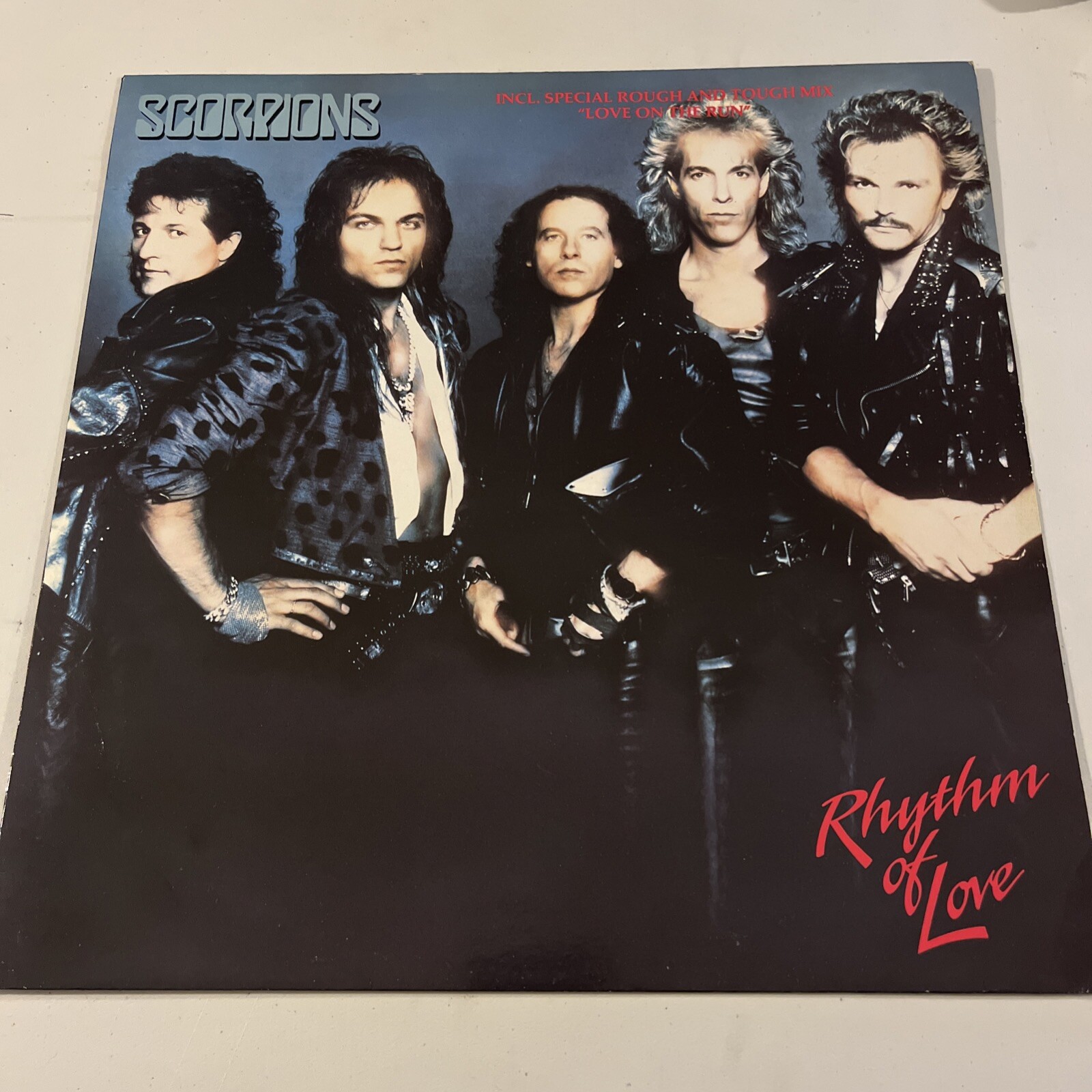 SCORPIONS ‎- Rhythm Of Love 1988 Original UK EMI Harvest 12