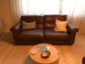 Next Loaf John Lewis 3 Seat Leather Sofa Ebay