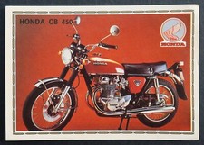 Vignette PANINI Super Moto n°78 HONDA CB 450 Sticker Aufkleber 1975