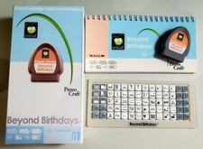 Cricut Cartridge Beyond Birthdays - used - UNLINKED AND TESTED - NOT LINKED 