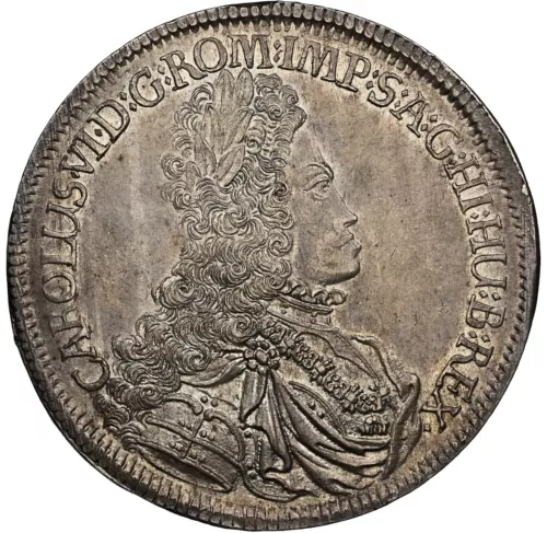Austria - 1714 Karl VI Taler - NGC MS61 - Hall Mint - SUPERB PROOF LIKE SURFACES