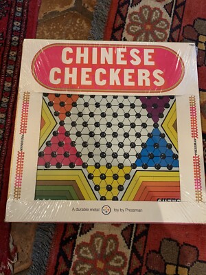 Vintage Pressman Chinese Checkers Game Sealed In Package